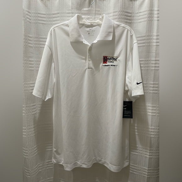 Nike golf polo white kettle one vodka dry fit size extra large - Picture 1 of 5